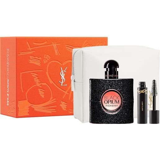Yves Saint Laurent black opium eau de parfum 50ml set - cofanetto profumo