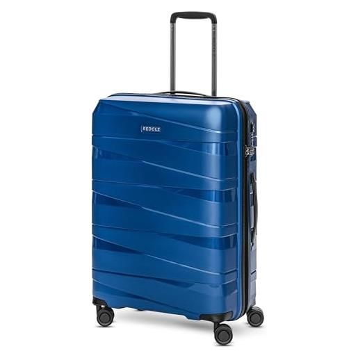 REDOLZ essentials 10 valigia rigida per il check-in | trolley di medie dimensioni 45 x 27 x 67 cm in polipropilene leggero | 4 ruote doppie e tsa