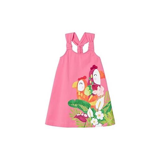 Mayoral vestito applicazioni per bambine e ragazze peonia 8 anni (128cm)