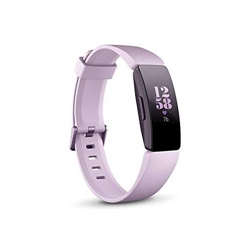 Fitbit inspire hr health & fitness tracker with auto-exercise recognition, 5 day battery, sleep & swim tracking, white/black
