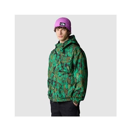 TheNorthFace the north face giacca da pioggia m66 utility da uomo optic emerald generative camo print taglia l uomo