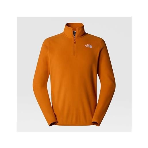 TheNorthFace the north face pile 100 glacier con cerniera a 1/4 da uomo desert rust taglia s uomo