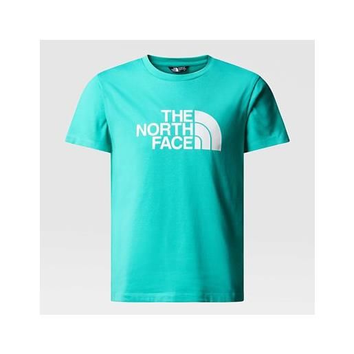 TheNorthFace the north face t-shirt easy da ragazzo geyser aqua taglia l uomo