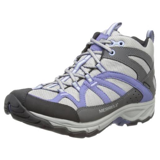 Merrell calia mid wtpf, scarpe da escursionismo donna, grigio (gris (marlin), 38