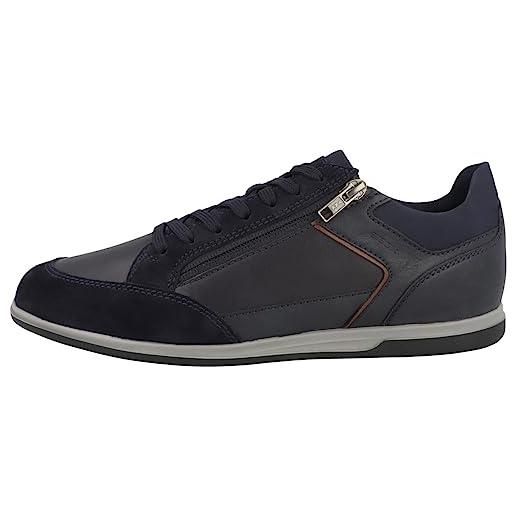 Geox u renan b, scarpe da ginnastica uomo, marina militare, 42 eu