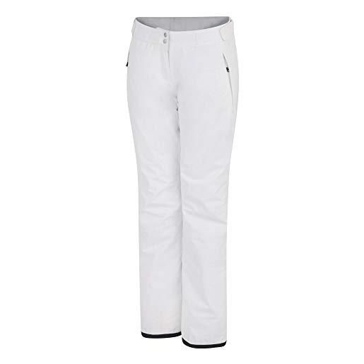 Regatta dare 2b extort pant waterproof & breathable backed waist ski & snowboard trousers with high loft insulation and integrated snow gaiters, salopette donna, bianco (bianco), 20