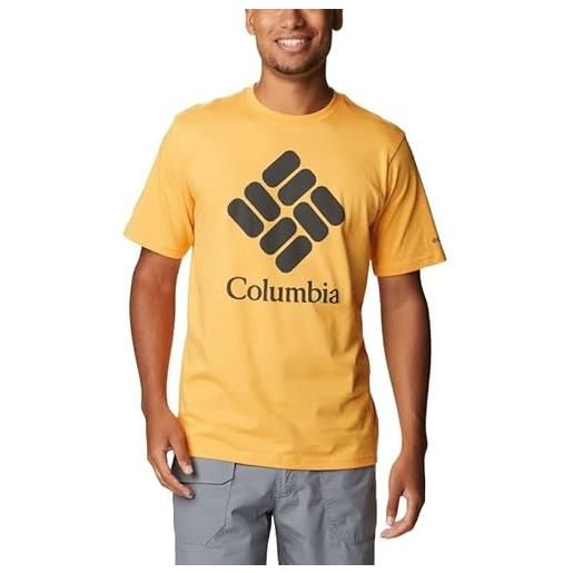 Columbia maglietta a maniche corte con stampa da uomo, csc basic logo