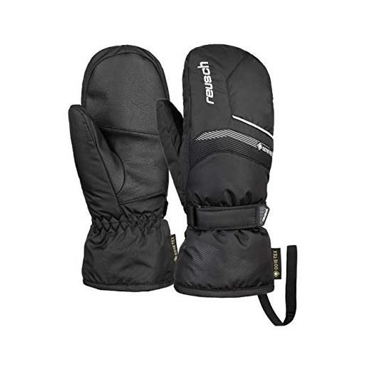 Reusch bolt gtx handschuhe, guanti da bambino, nero/bianco, 3.5