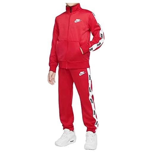 Nike tuta da bambino tricot rossa taglia 5-6 a codice 86g796-u10