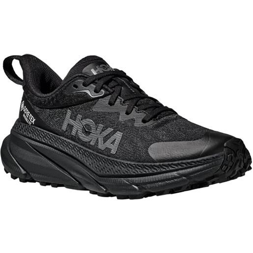 Hoka - scarpe da trail - challenger 7 gtx w black/black per donne - taglia 6,5 us, 7 us, 5,5 us - nero