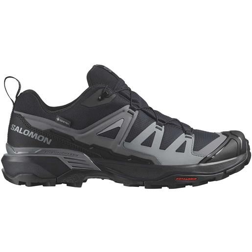 Salomon - scarpe per trekking di un giorno - x ultra 360 gtx black/magnet/quiet shade per uomo - taglia 7 uk, 7,5 uk, 8 uk, 8,5 uk, 9 uk, 9,5 uk, 10 uk, 10,5 uk, 11 uk, 11,5 uk - nero