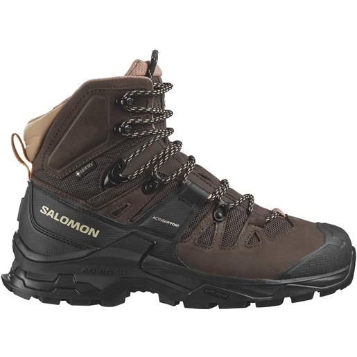 Salomon - scarpe da trekking - quest 4 gtx w shopping bag/black/cork per donne in pelle - taglia 3,5 uk, 4 uk, 4,5 uk, 5 uk, 5,5 uk, 6 uk, 6,5 uk, 7 uk, 7,5 uk - marrone