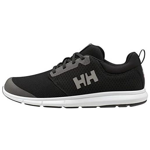 Helly Hansen feathering, scarpe da barca uomo, nero black white, 42.5 eu