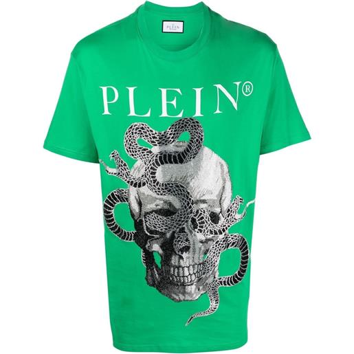 Philipp Plein t-shirt con stampa - verde