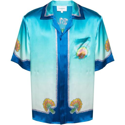 Casablanca camicia coquillage coloré - blu