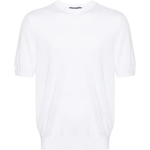 Canali t-shirt in maglia - bianco