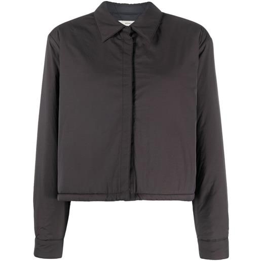Amomento giacca-camicia reversibile - marrone