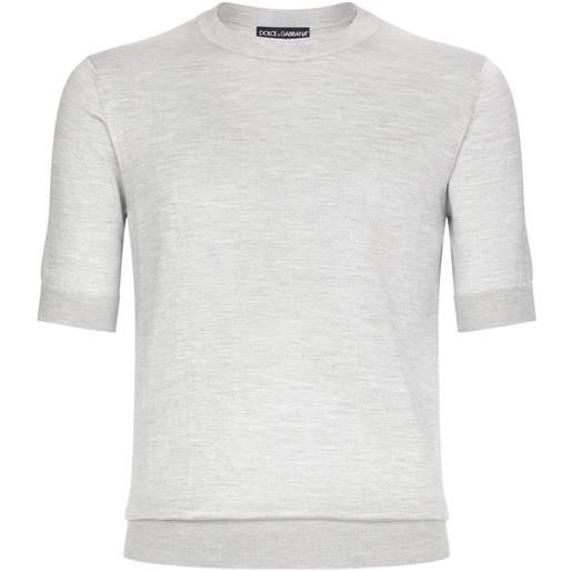Dolce & Gabbana t-shirt a maniche corte - grigio