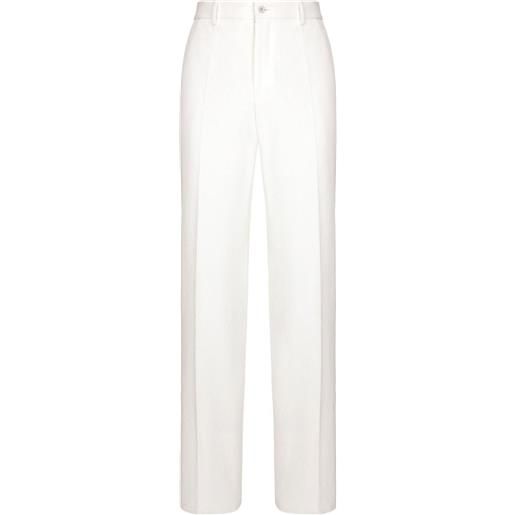 Dolce & Gabbana pantaloni dritti - bianco