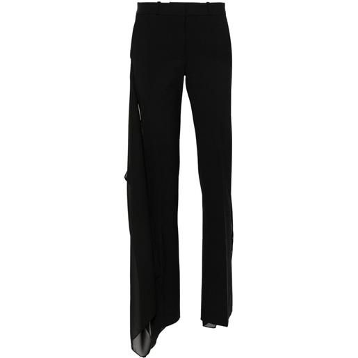 Coperni pantaloni sartoriali con zip - nero