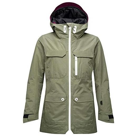 ROSSIGNOL type pk - giacca da sci, da donna, donna, rliwj23, verde militare, m