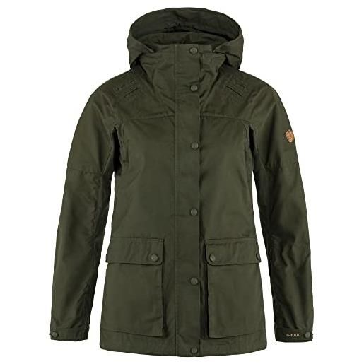 Fjallraven 86372-633 forest hybrid jacket w giacca donna dark olive taglia s
