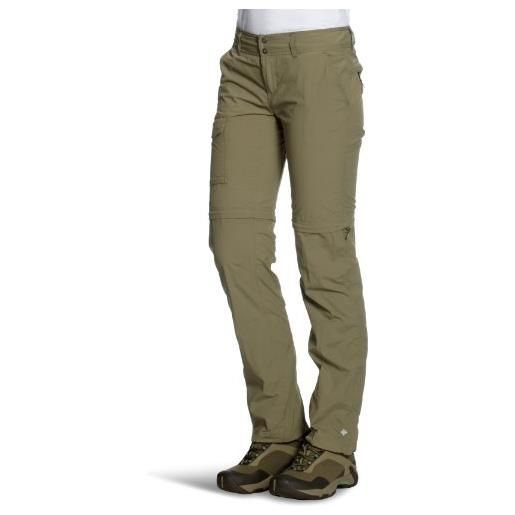 Columbia silver ridge convertible pantaloni da escursionismo da donna, colore verde (sage), taglia 10
