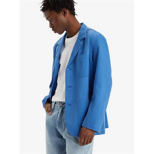 Levi's giacca clement washed chore blu / beaucoup blue garment dye
