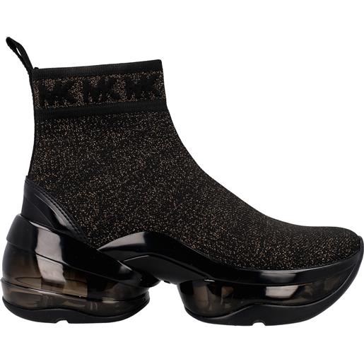 Michael Kors sock sneakers olympia extreme in maglia stretch metallizzata