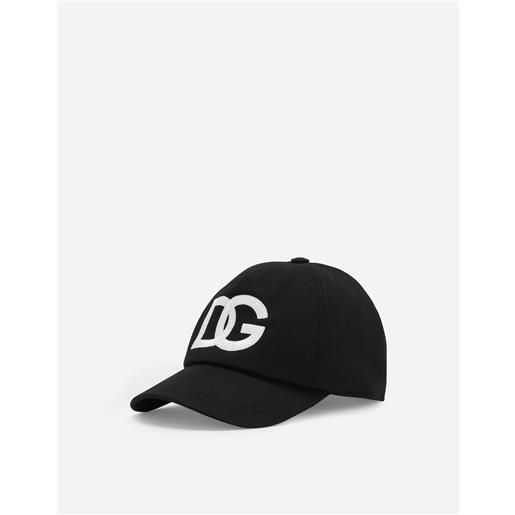 Dolce & Gabbana cappello baseball con patch dg logo