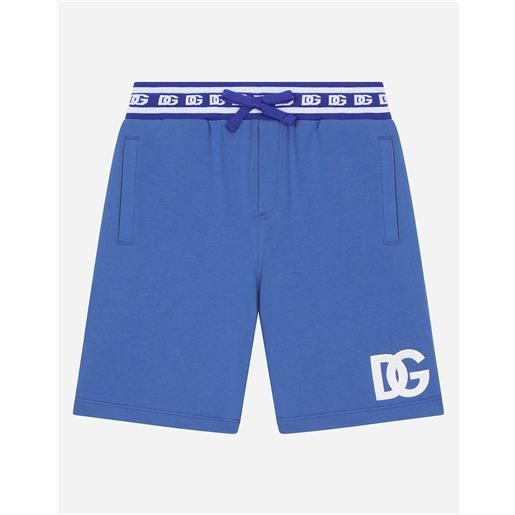 Dolce & Gabbana bermuda jogging in jersey logo dg
