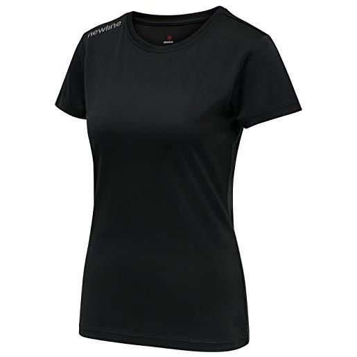 hummel newline t-shirt funzionale core donna m, nero, xs