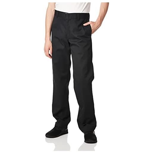 Dickies s/stght work pant pantaloni, nero, 36w / 32l uomo