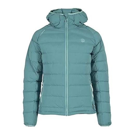Ternua ® nuptse h-down jacket w giacca da donna, donna, 16430632256, blu (pagoda blue), xl