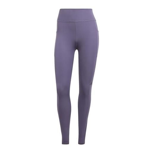 adidas donna own the run 7/8 leggings, preloved violet, m