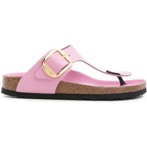 Birkenstock sandali gizeh con fibbia - rosa