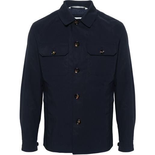 Kired giacca-camicia leo - blu