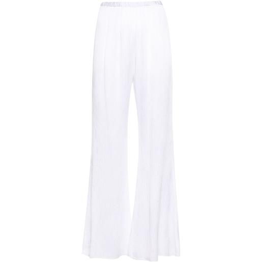 Forte Forte pantaloni svasati - bianco