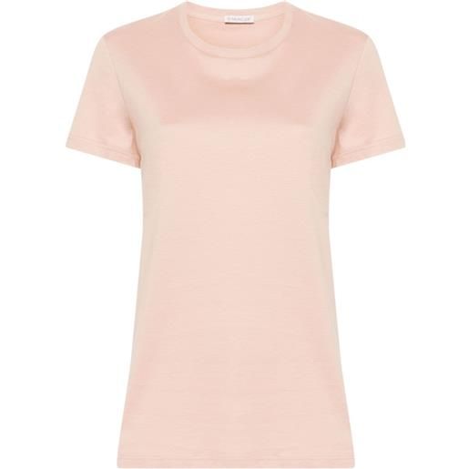 Moncler t-shirt con applicazione - rosa