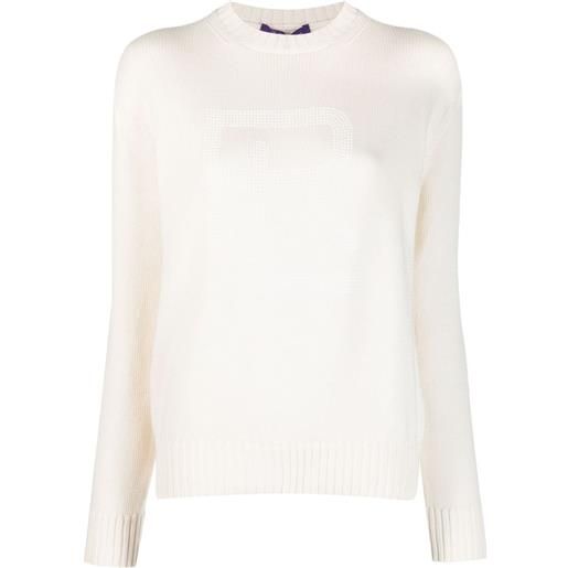 Ralph Lauren Collection maglione con decorazione - bianco