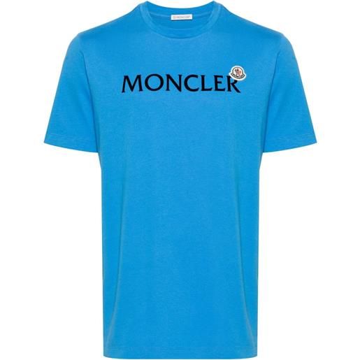 Moncler t-shirt con logo - blu