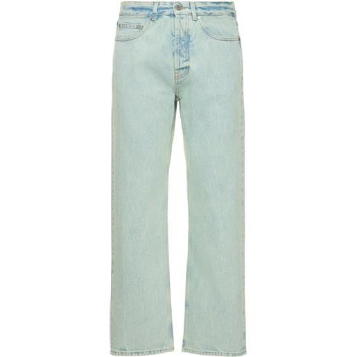 PALM ANGELS jeans in denim di cotone con logo