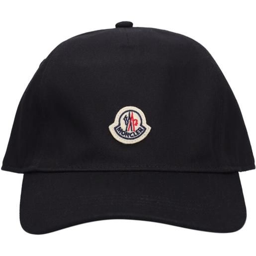 MONCLER logo cotton baseball cap