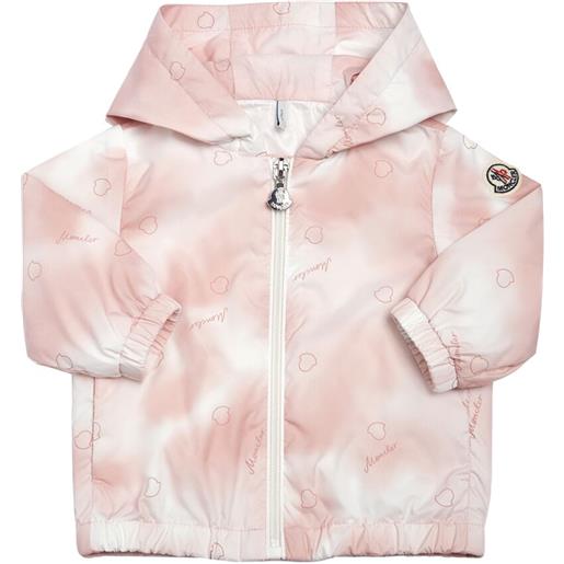 MONCLER giacca faite clouds in nylon stampato