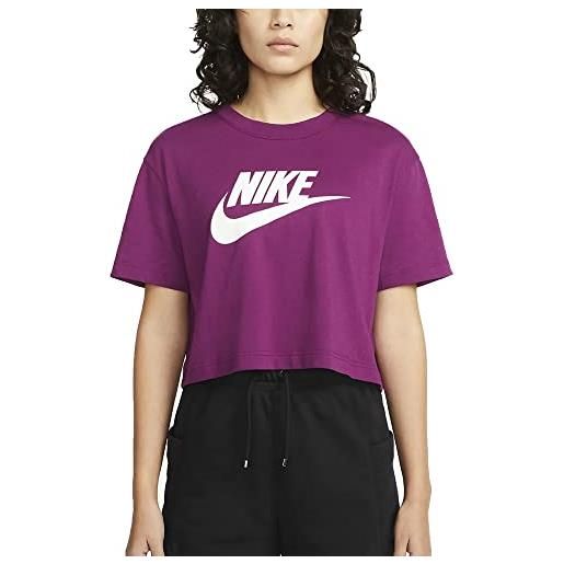 Nike top da donna sportswear essential viola taglia m cod bv6175-610