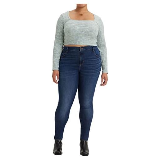 Levi's plus size 720 high rise super skinny, jeans donna, love song mid, 20 m