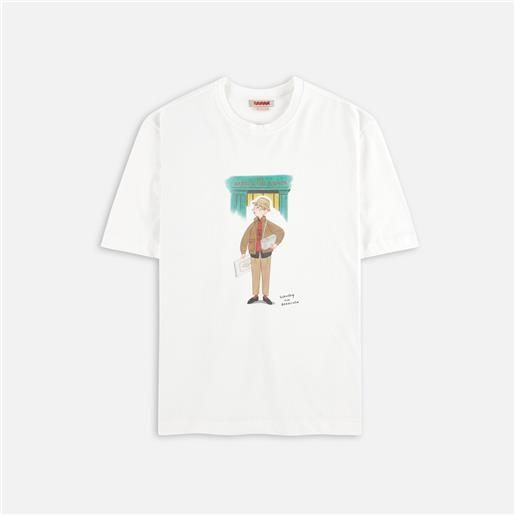 Baracuta slowboy colourman t-shirt off white uomo
