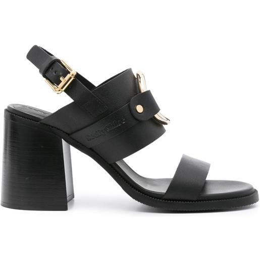 See by Chloé sandali con cinturino posteriore - nero