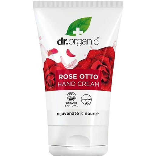 Dr. Organic Limited rose otto - crema mani anti-età, 125ml