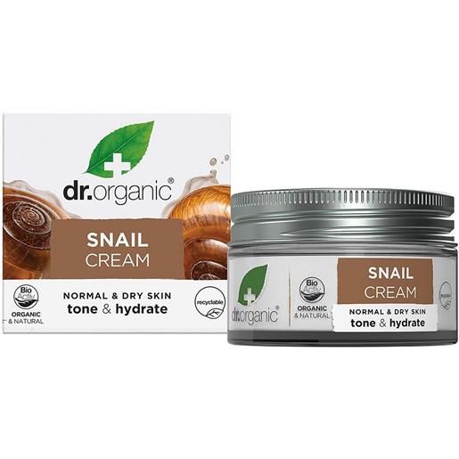 Dr. Organic Limited dr. Organic snail gel - crema viso idratante e antietà, 50ml
